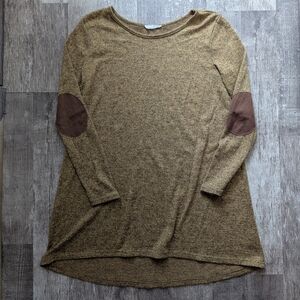 Reborn J Mustard Long Sleeve Top